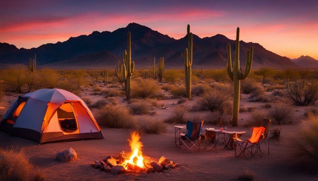 Attractions in Quartzsite desert