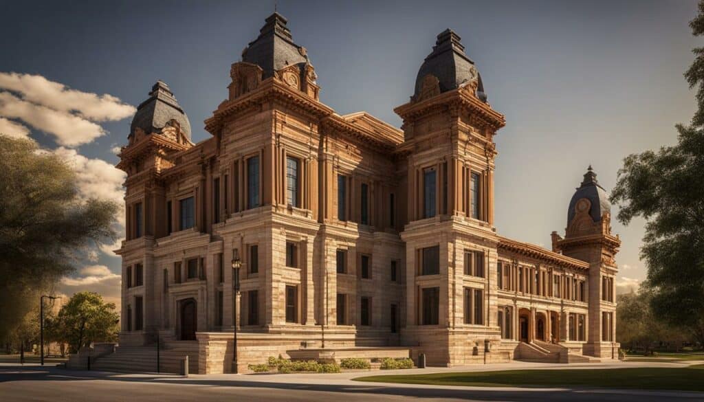 Blythe Courthouse architectural beauty