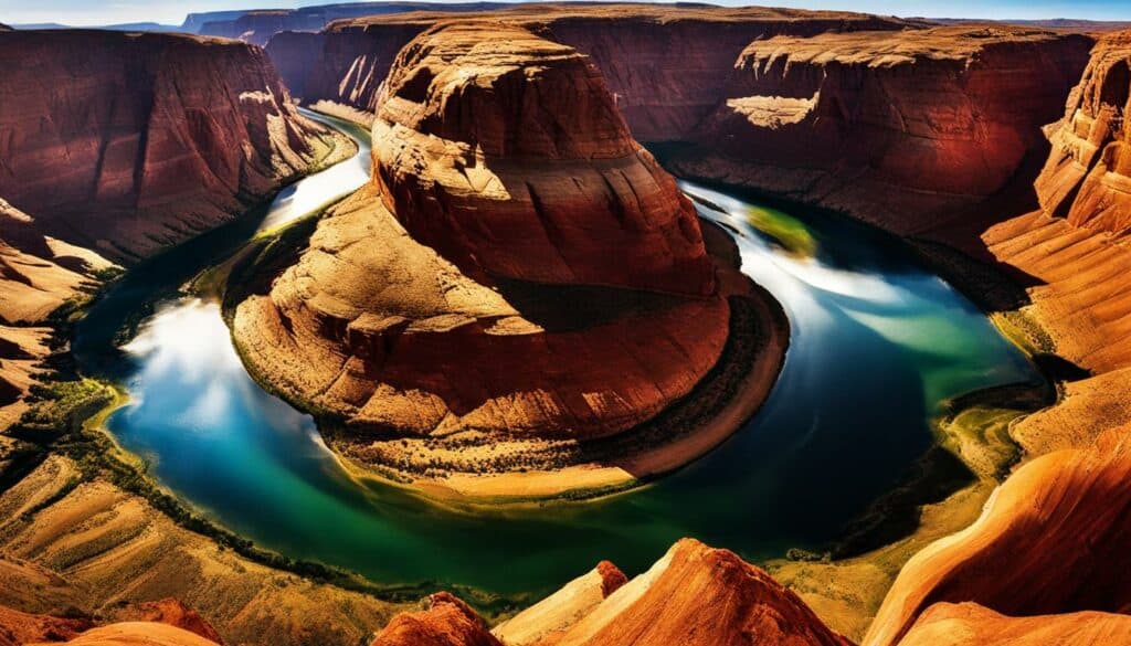 Breathtaking view of Horseshoe Bend Breathtaking view of Horseshoe Bend