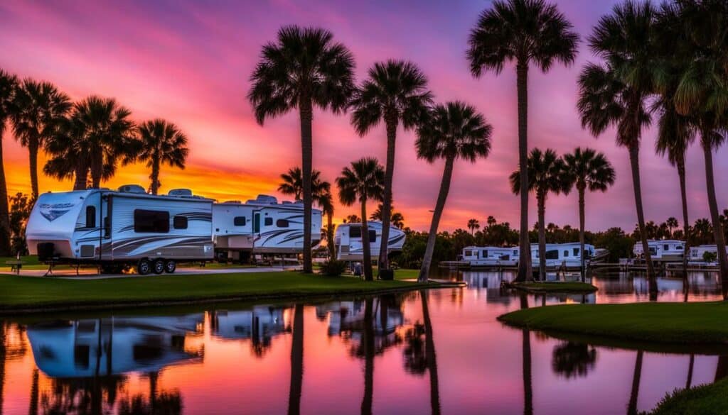 Enjoy a serene sunset at River Sands RV Resort, a prime choice for Blythe accommodations Enjoy a serene sunset at River Sands RV Resort, a prime choice for Blythe accommodations