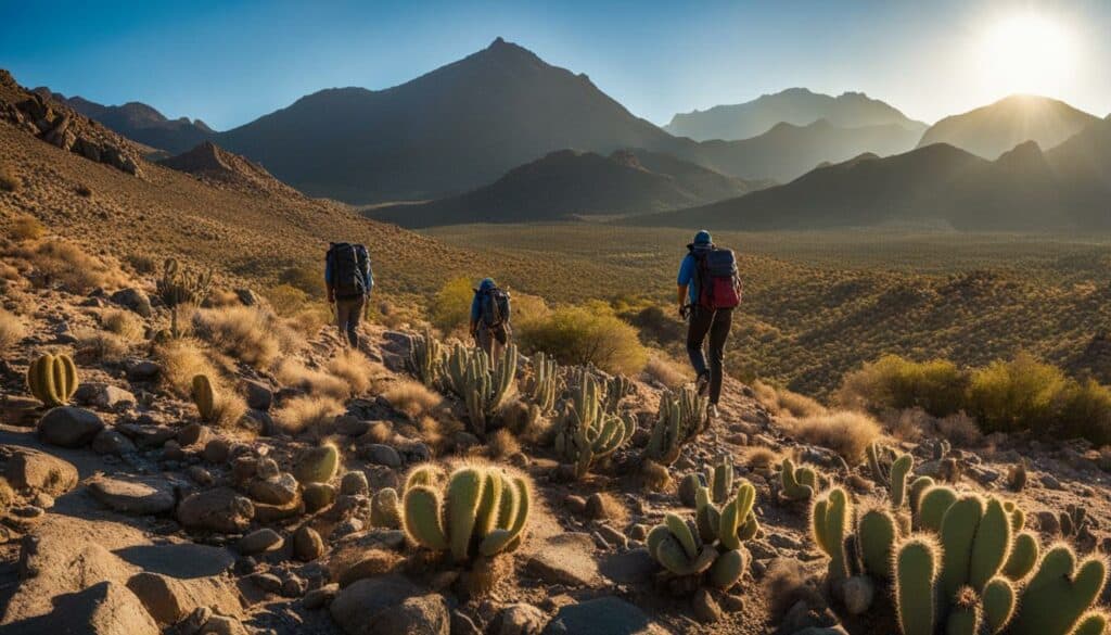 Hiking in Quartzsite