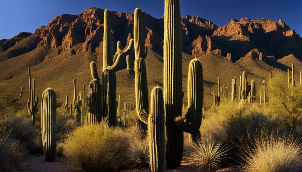 Majestic Saguaro Cacti
