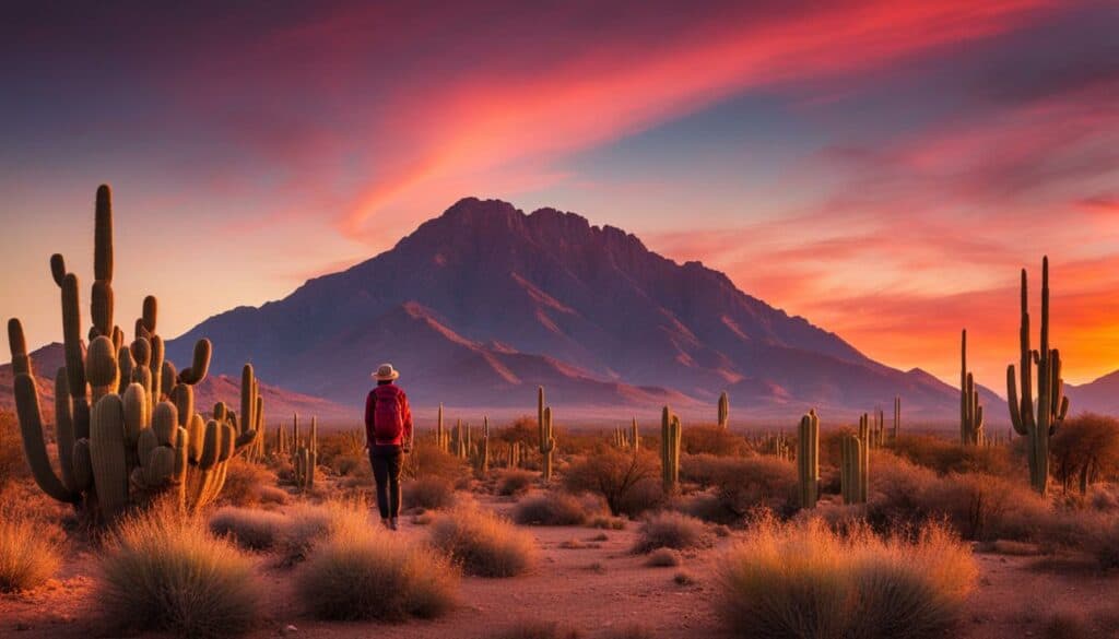 Outdoor activities in Quartzsite desert
