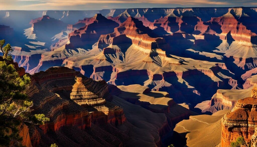 Panoramic Vistas of Grand Canyon