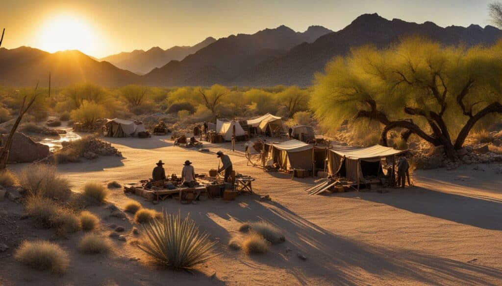 Quartzsite gold rush sites Quartzsite gold rush sites