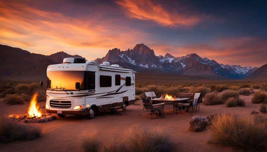 RV camping in Quartzsite