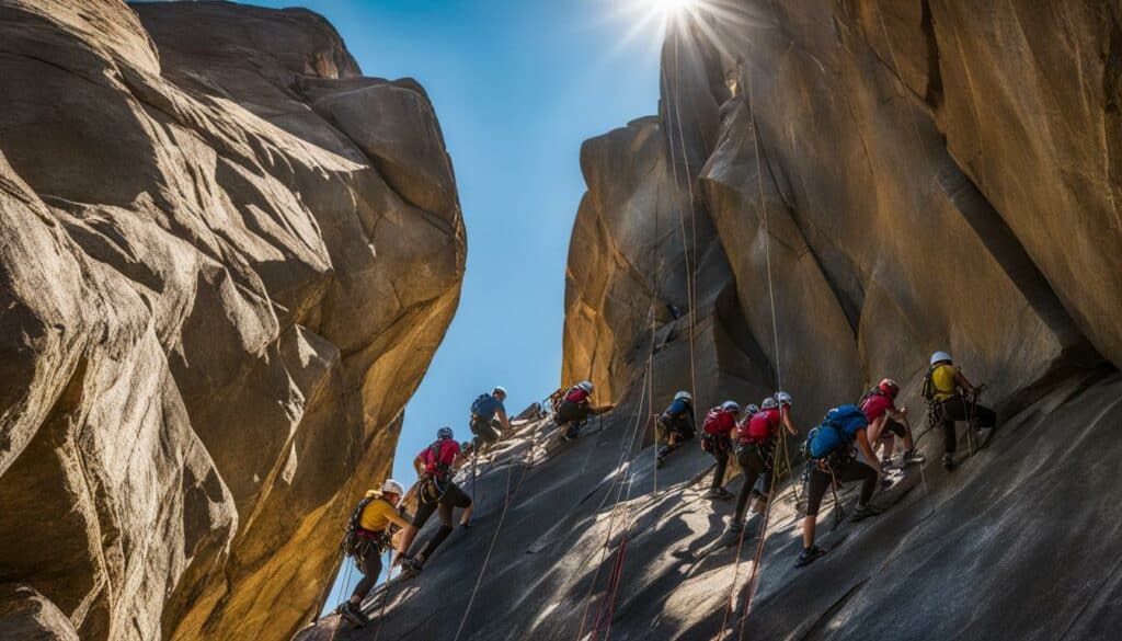Blythe adventure seekers rock climbing Blythe adventure seekers rock climbing