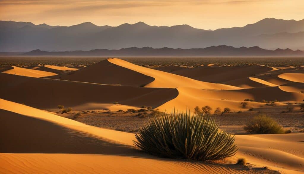 Blythe desert landscape
