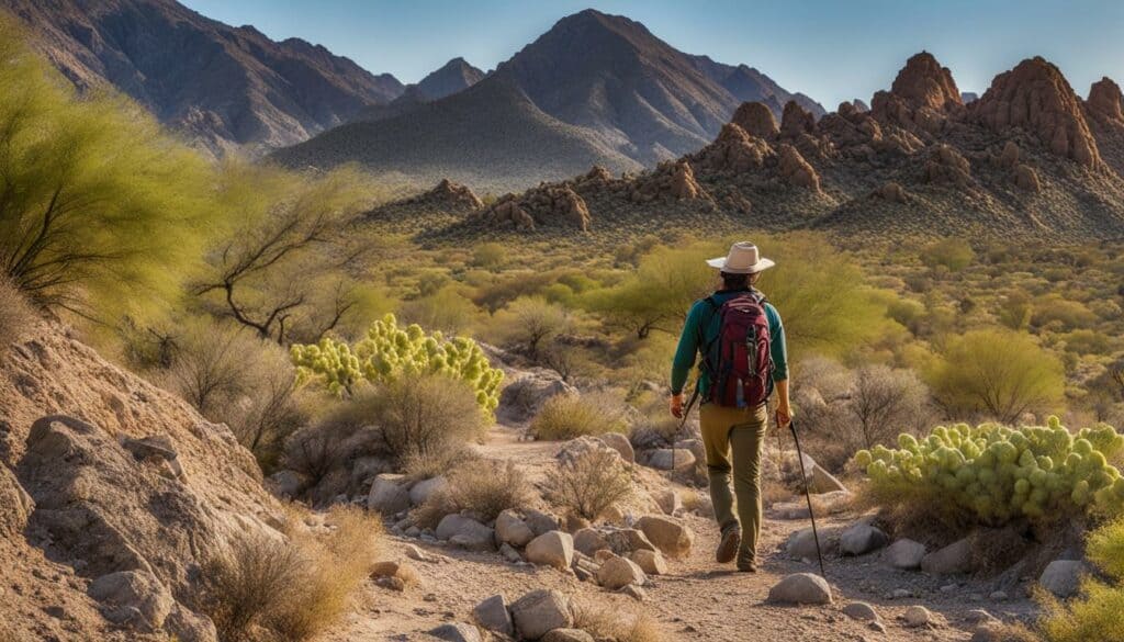 Expert hiking Quartzsite