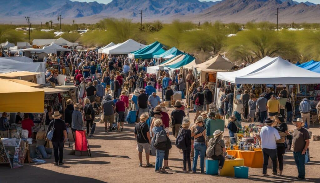 Quartzsite art fair history