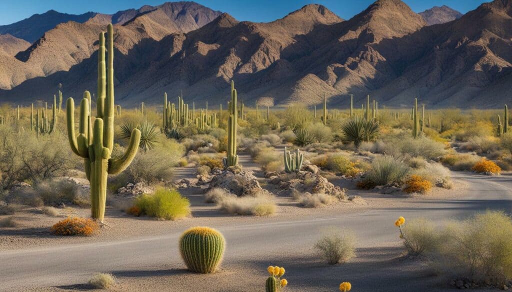 Quartzsite walking paths map