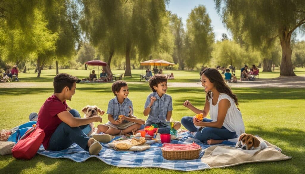 family enjoying outdoor activities in Blythe, CA